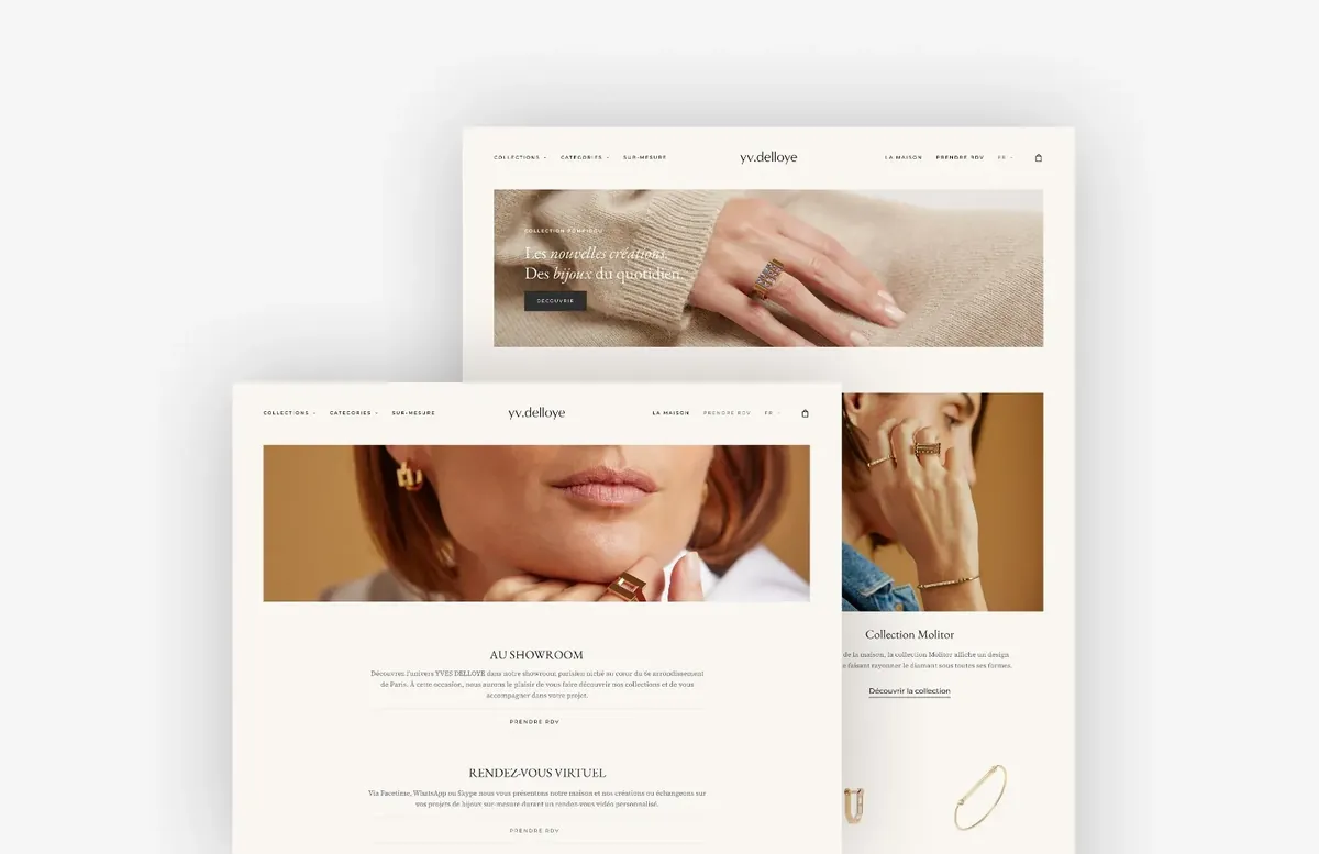 Delloye – E-commerce · Joaillerie